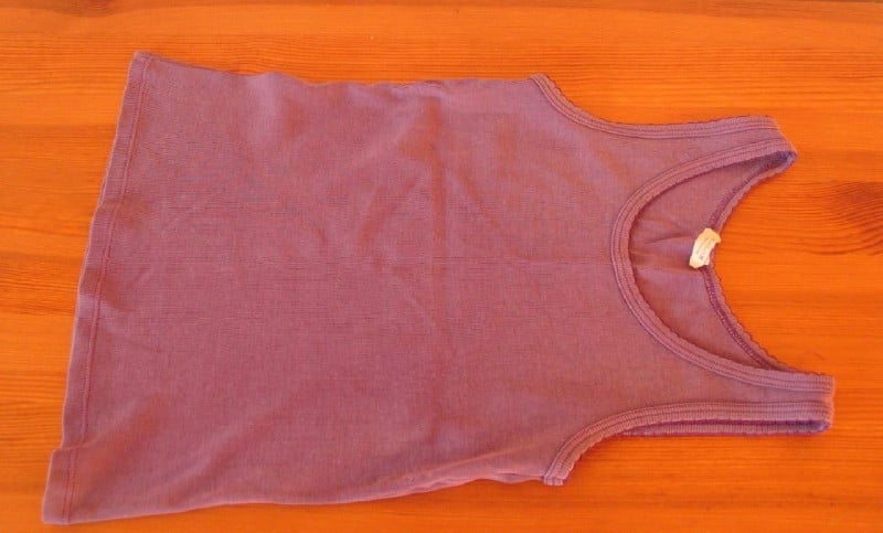 Bawełniany fioletowy top sportowy - Bluzki, koszule - Radomsko