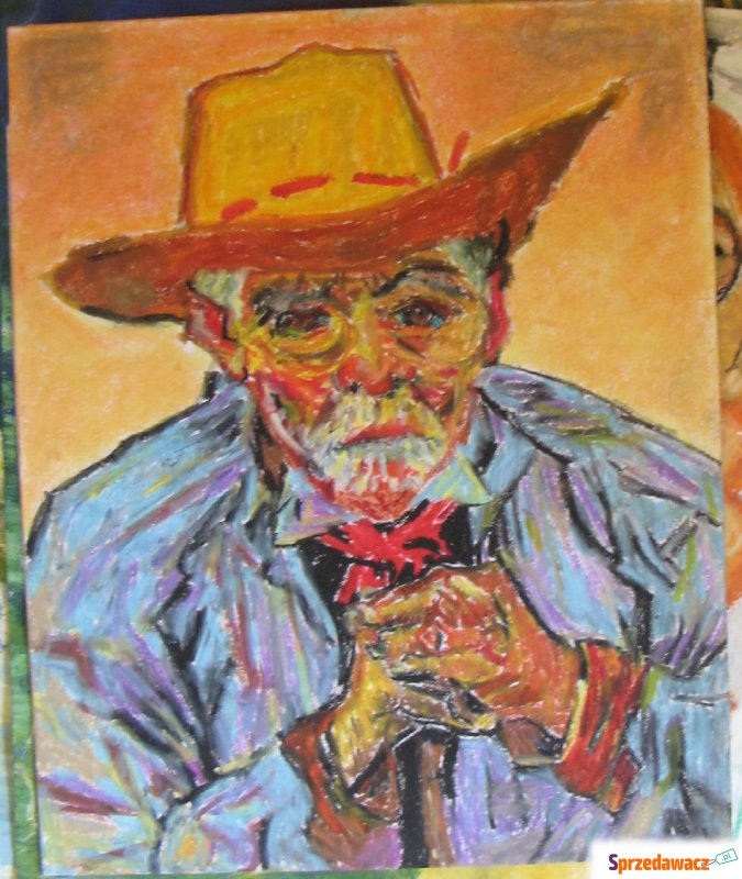 Vincent Van Gogh - Portret Starego Wieśniaka -... - Obrazy - Warszawa