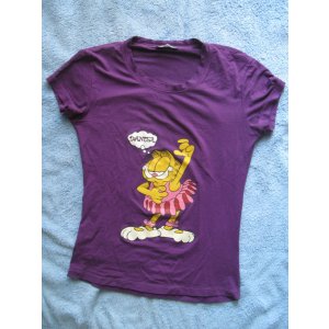 T-shirt bawełniany z Garfieldem - Bluzki i koszule damskie - Tarnów - zdjęcie 2