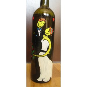 Zdobiene - dekorowanie butelek - Butelki ręcznie... - Pozostałe art. do ro... - Lublin - zdjęcie 6