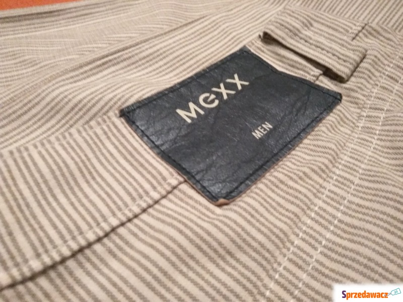 Spodnie Mexx beżowe w paski rozmiar 32 na 34 - Spodnie męskie - Brodnica