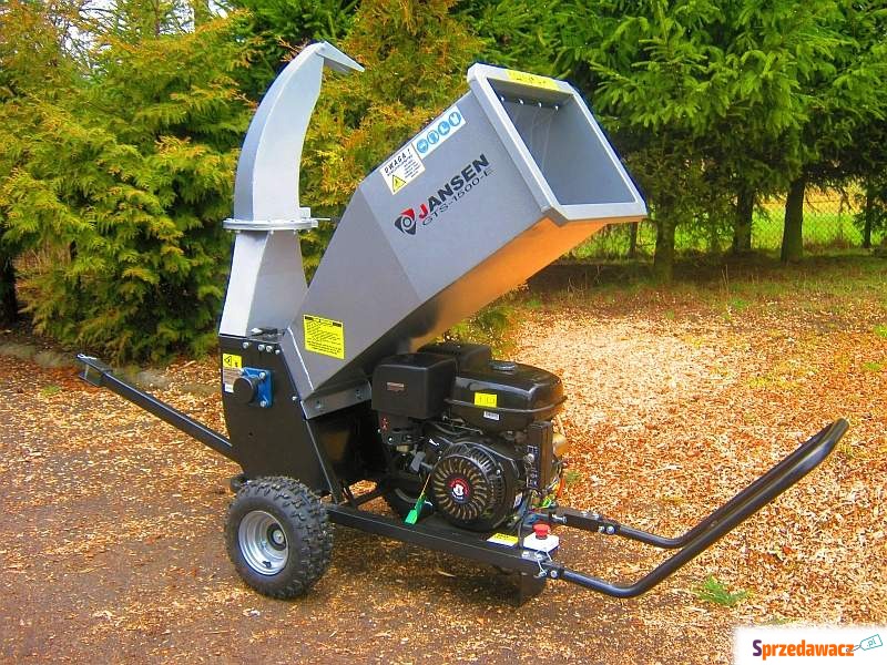 JANSEN GTS-1500E, rębak bębnowy...