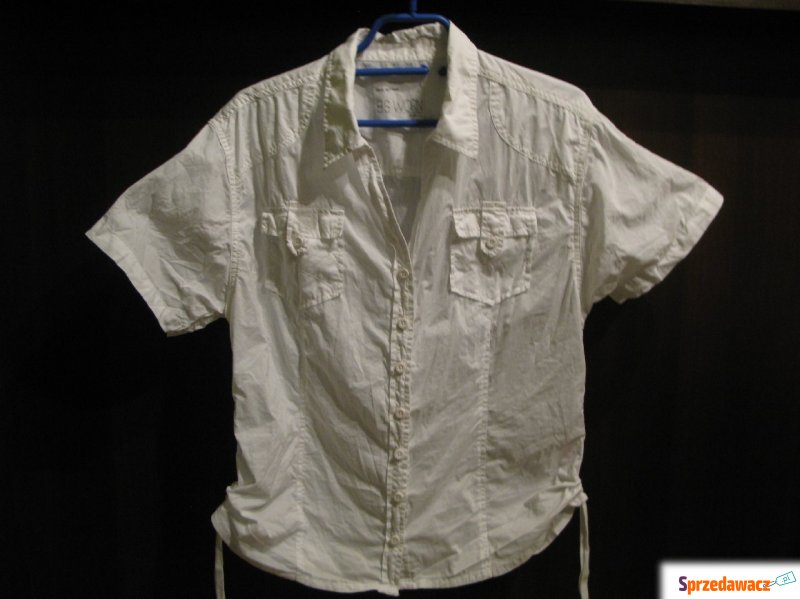 Bluzka koszulowa BIG STAR'a biała damska - Bluzki, koszule - Piotrków Trybunalski