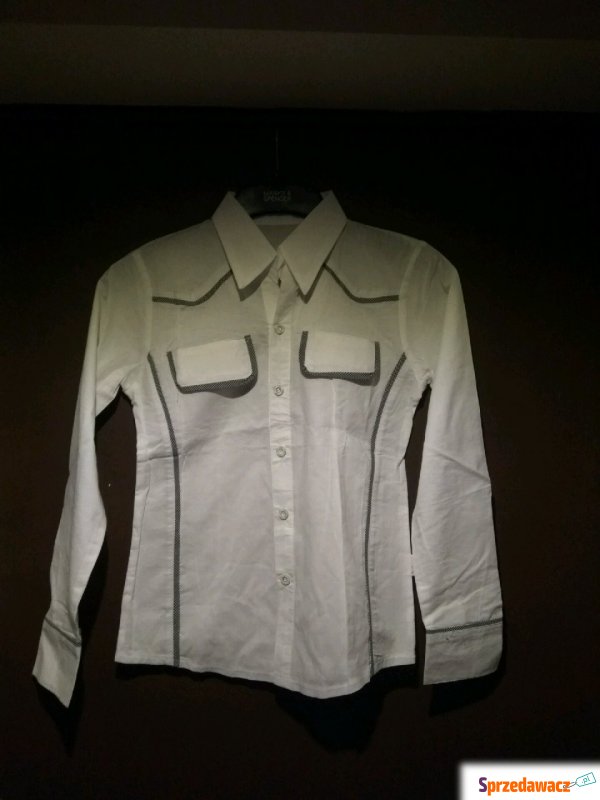 Biała bluzka koszulowa damska - koszula NOWA - Bluzki, koszule - Kluczbork