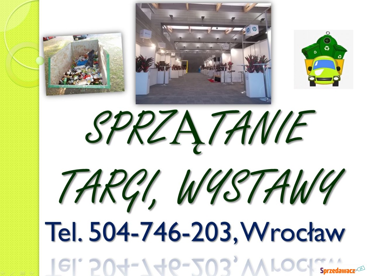 Sprzątanie obsługa imprezy, cena...