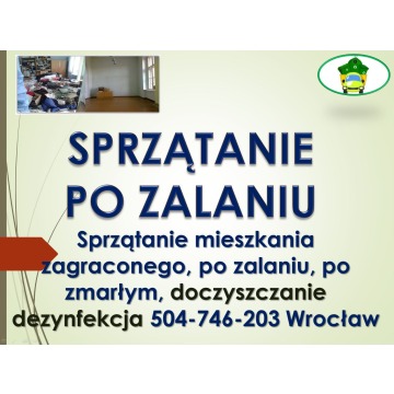 Sprzątanie po zalaniu, awarii, tel 504-746-203,... - Usługi remontowo-budowlane - Wrocław - zdjęcie 1