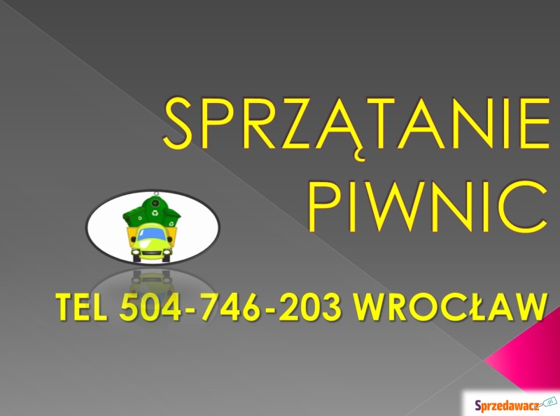 Sprzątanie strychu, garażu, cena tel 504-746-... - Utylizacja, wywóz śmieci - Wrocław
