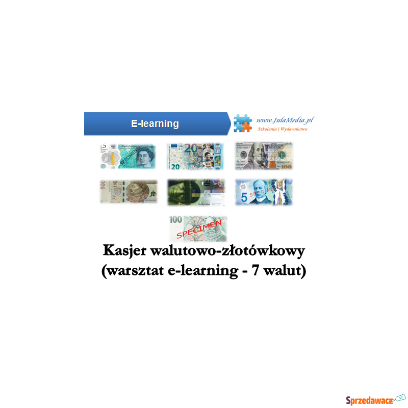 Kurs - Kasjer Walutowo-Złotówkowy - 7 Walut - Szkolenia, kursy internetowe - Gdańsk