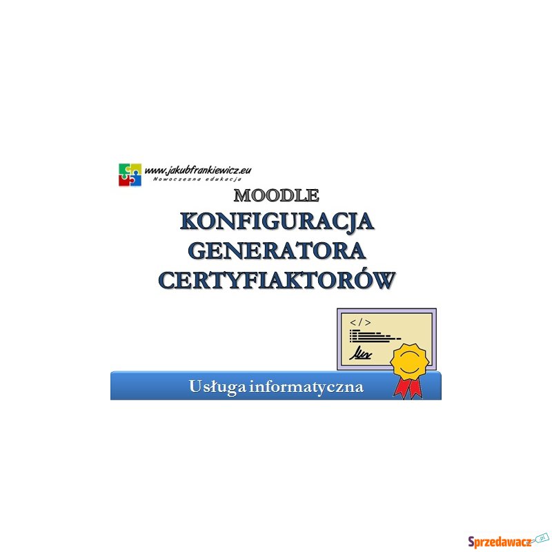 Moodle: Konfiguracja generatora...
