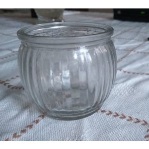 szklany świecznik - tea light
