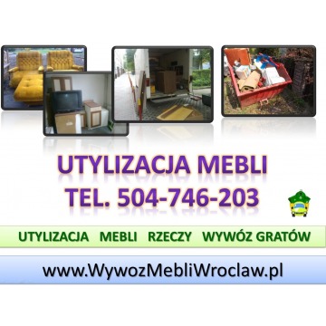 Wywóz utylizacja, mebli, cennik, tel. 504-746... - Utylizacja, wywóz śmieci - Wrocław - zdjęcie 3