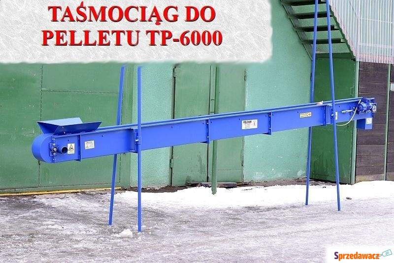 Przenośnik taśmowy do pelletu i...