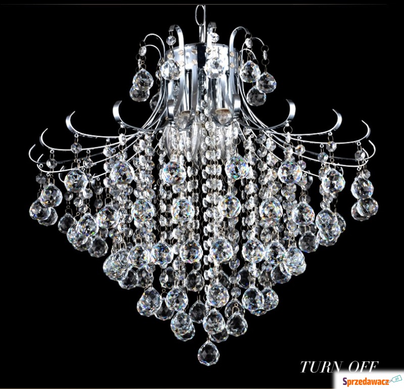 Żyrandol kryształowy nowoczesny luxury 47% rabat - Lampy wiszące, żyrandole - Szczecin