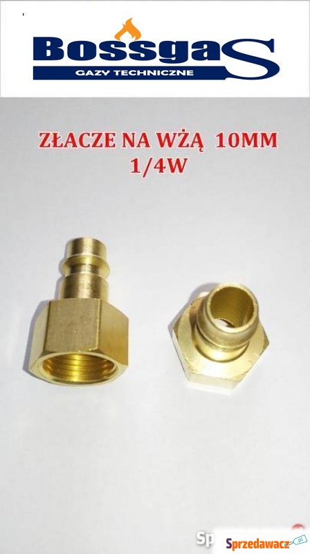 Złącze na wąż 10mm 1/4w
