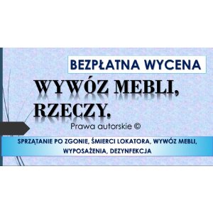 Sprzątanie i dezynfekcja po zmarłych, cena tel.... - Pozostałe usługi - Wrocław - zdjęcie 3