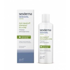 Sesderma szampon przeciwłupieżowy łupież suchy seskavel anti-dandruff shampoo dry scalp - 200 ml atr