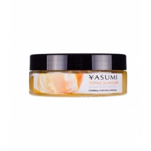 Yasumi cukrowy peeling do ciała z pomarańczą topaz glamour - 220 g