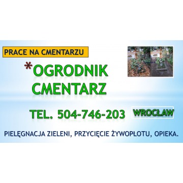 Prace, przycięcie tui na cmentarzu, grabiszyn,... - Pozostałe usługi - Wrocław - zdjęcie 6