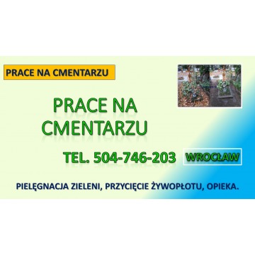 Prace, przycięcie tui na cmentarzu, grabiszyn,... - Pozostałe usługi - Wrocław - zdjęcie 1