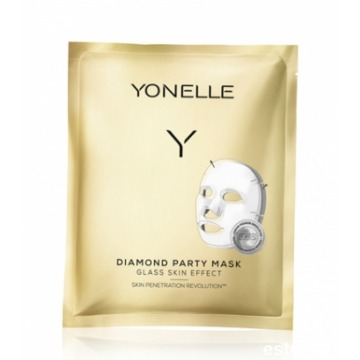 Yonelle diamentowa maska bankietowa diamond party mask - 3 szt dostawa gratis!