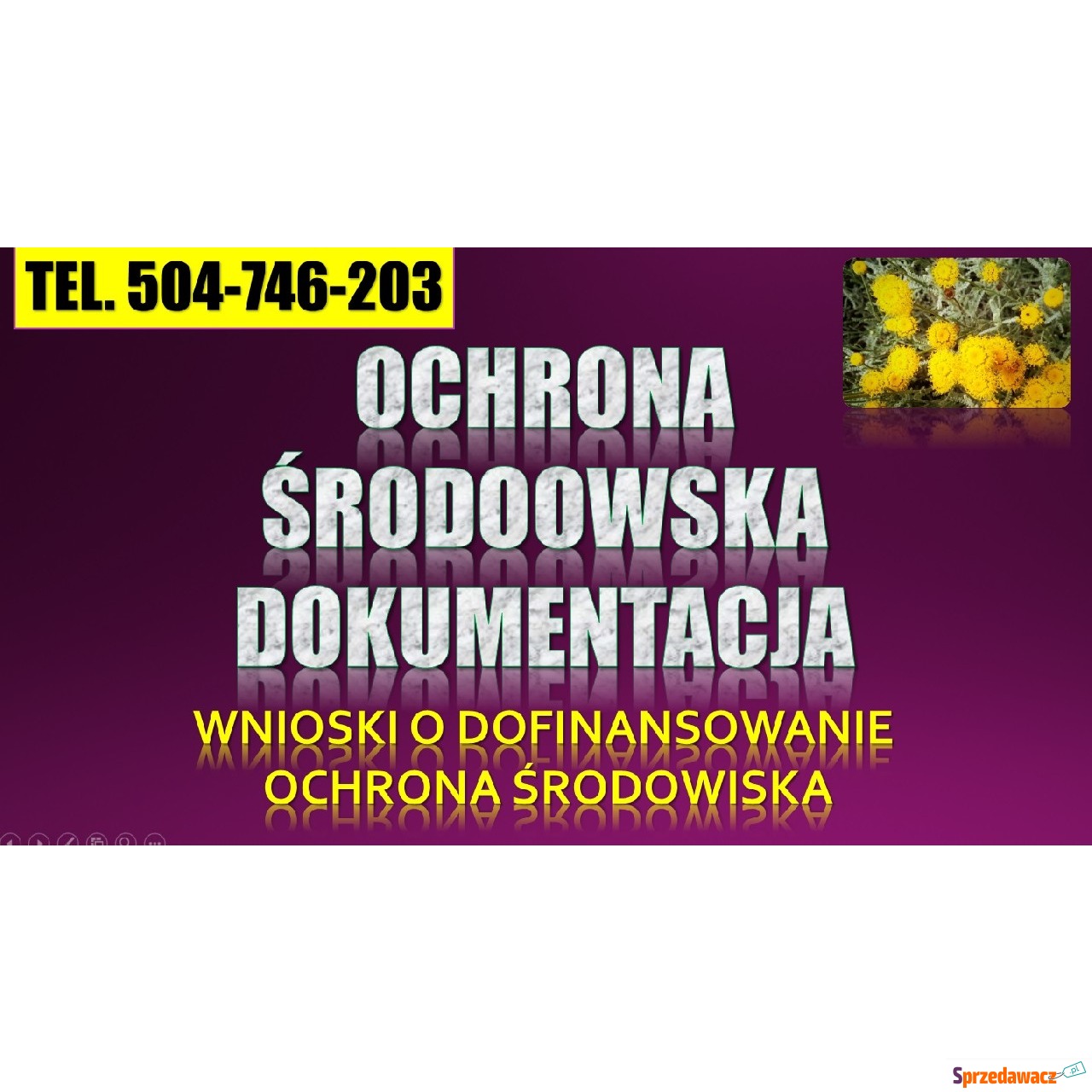 Pisanie wniosków, dotacje tel....