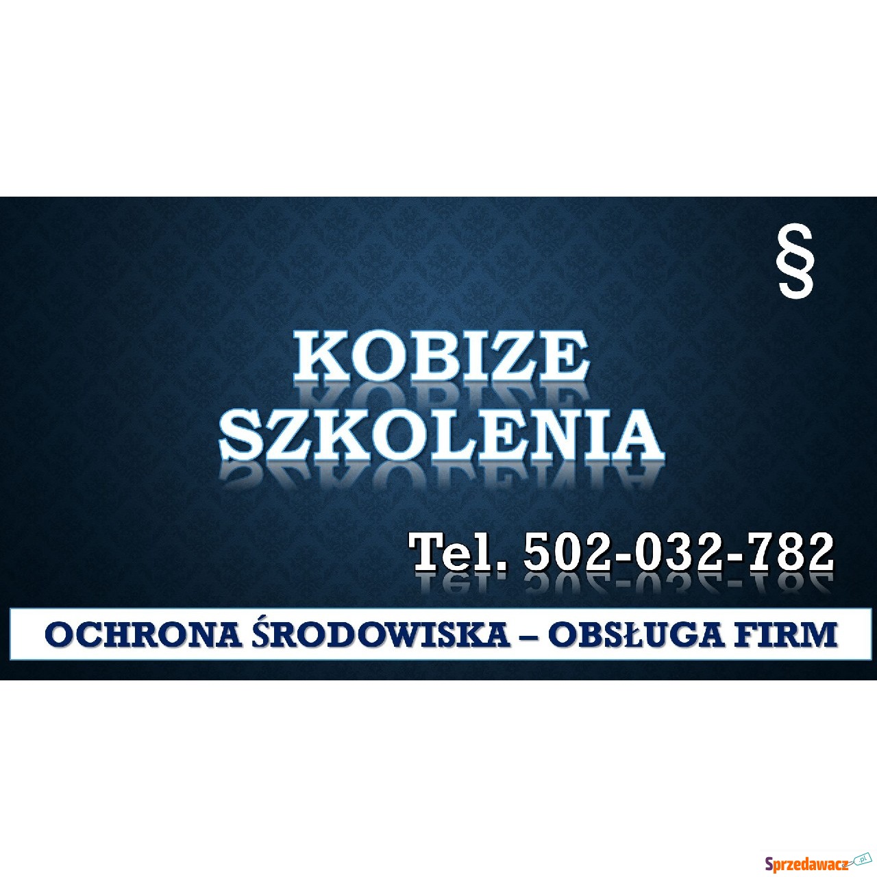 Szkolenie Raport do Kobize, tel....