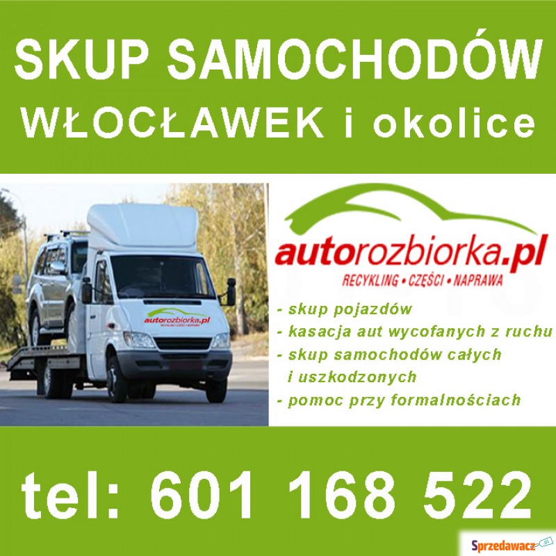Skup samochodów Włocławek oraz kujawsko pomorskie - Usługi motoryzacyjne - Włocławek