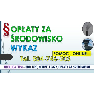 Korekta wykazu opłat środowiskowych.tel. 502-... - Usługi prawne - Wrocław - zdjęcie 4