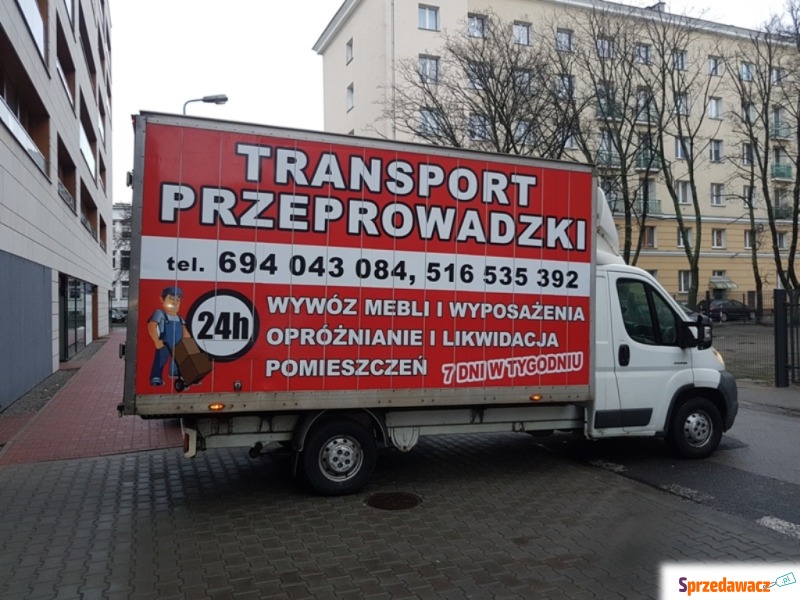 Pogotowie24h przeprowadzki Pogotowie TRAGARSKIE... - Pozostałe usługi dostawcze - Warszawa