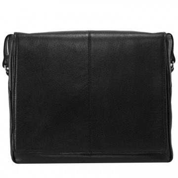 Męska torba skórzana na laptopa 15.6” mcklein san francesco 45355 czarna - czarny
