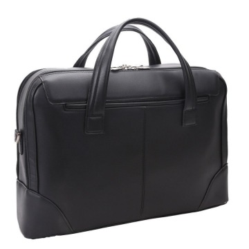 Skórzana męska torba na laptopa mcklein harpswell 88565 czarna - czarny
