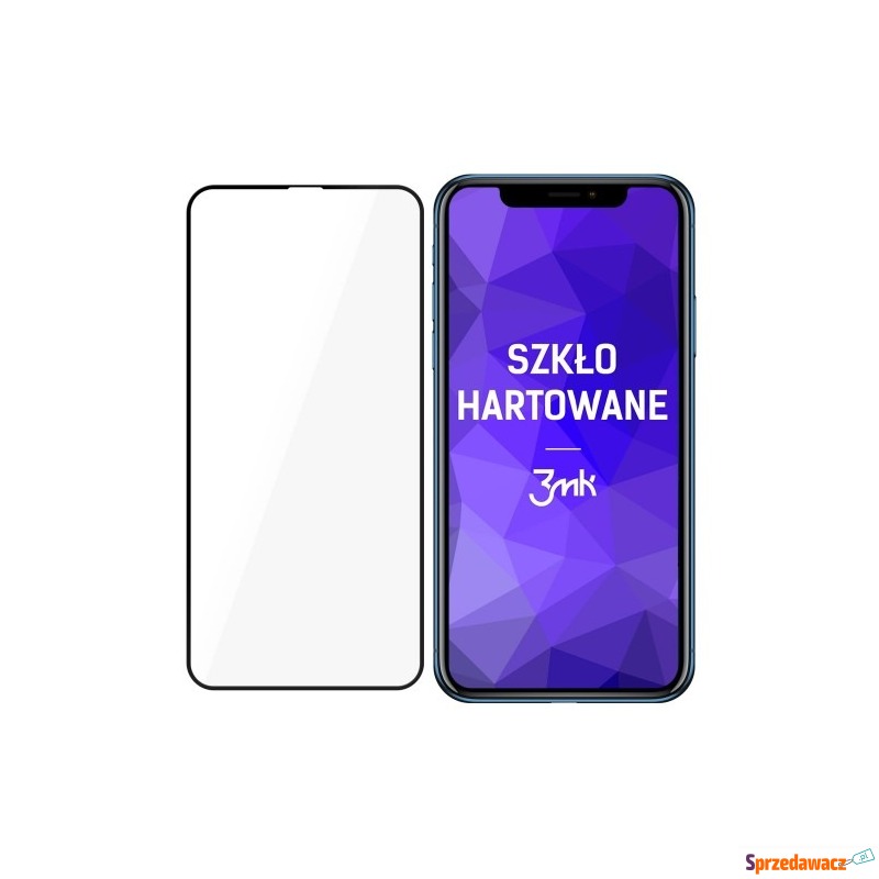 Szkło 3mk HardGlass Max iPhone 11 / XR, czarne - Folie ochronne - Gorzów Wielkopolski