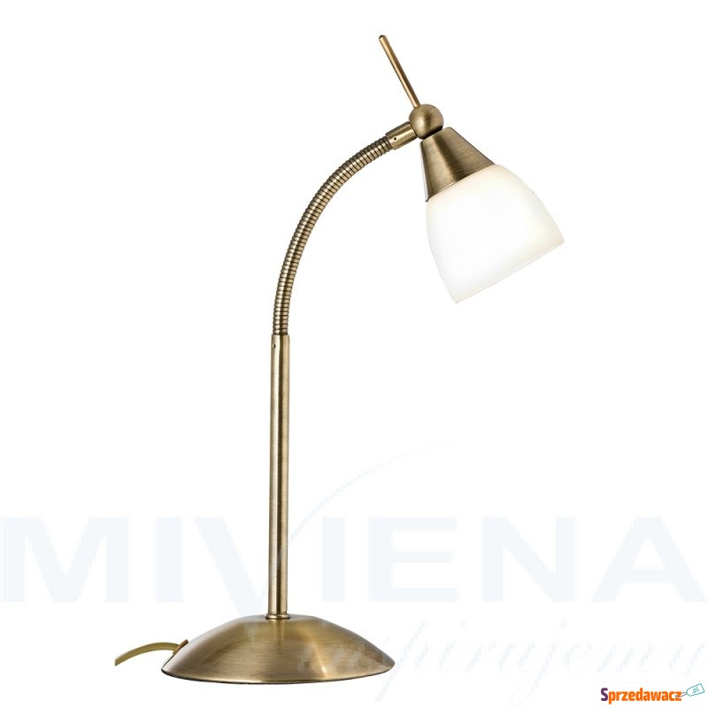 exec lampa stolowa 1 patyna mleczne szkło - Lampy stołowe - Psary