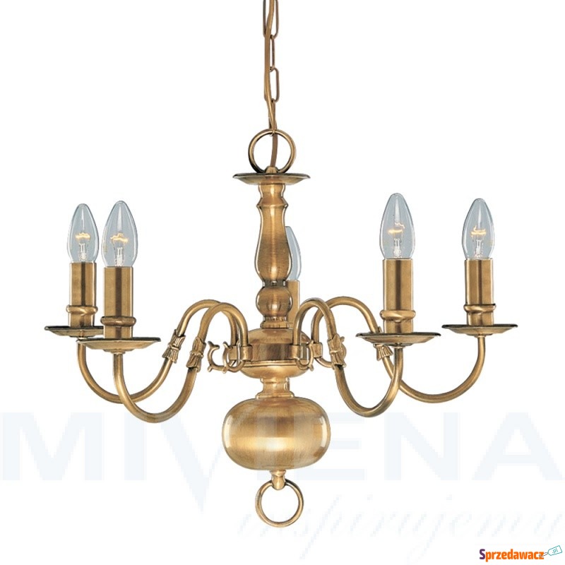 flemish lampa wisząca 5 patyna - Lampy wiszące, żyrandole - Kętrzyn