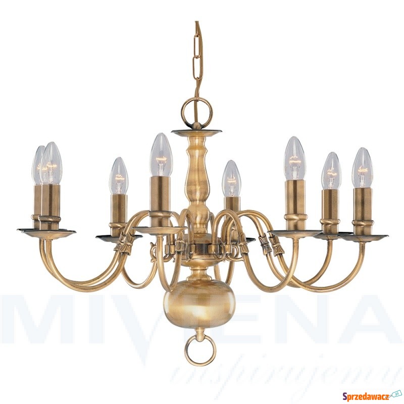 flemish lampa wisząca 8 patyna - Lampy wiszące, żyrandole - Zaścianki