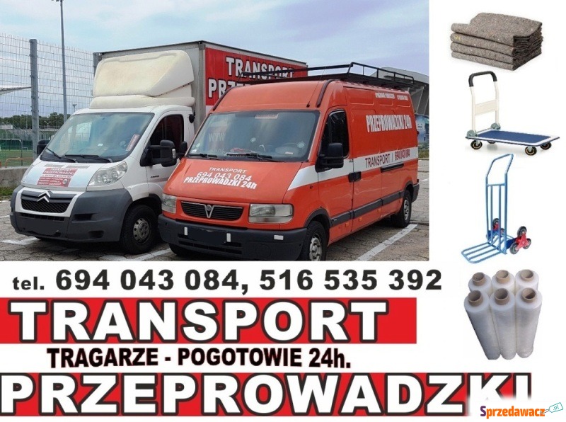 Przeprowadzka transport  wnoszenie/znoszenie mebli... - Pozostałe usługi dostawcze - Warszawa