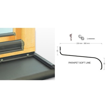Parapety aluminiowe Soft Line i Classic - Akcesoria, elementy - Skawina - zdjęcie 3