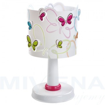 butterfly-motyle lampa stołowa biały