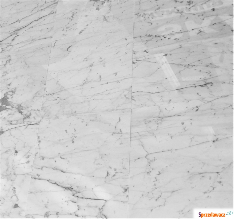 Płytki marmurowe Carrara Bianco "A"... - Płytki podłogowe - Przemyśl