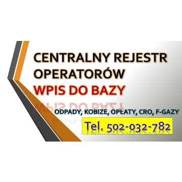 Centralny Rejestr Operatorów, tel. 504-746-203.... - Pozostałe usługi - Wrocław - zdjęcie 11