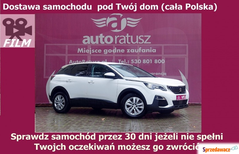 Peugeot 3008  SUV 2017,  1.6 - Na sprzedaż za 66 700 zł - Warszawa