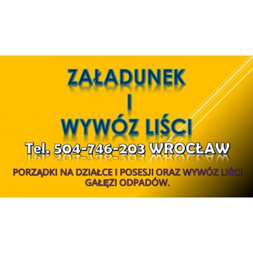 Usługi grabienia liści, tel. 504-746-203. Cennik... - Utylizacja, wywóz śmieci - Wrocław - zdjęcie 2