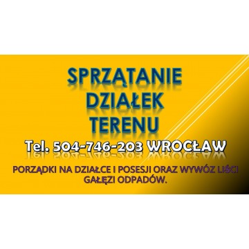Usługi grabienia liści, tel. 504-746-203. Cennik... - Utylizacja, wywóz śmieci - Wrocław - zdjęcie 1