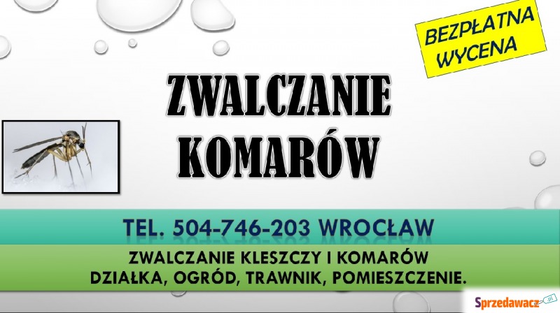 Odkomarzanie działki, Wrocław, tel. 504-746-203.... - Pozostałe usługi - Wrocław