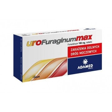 Urofuraginum max 0,1g x 30 tabletek