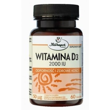 Witamina d3 2000 x 60 tabletek