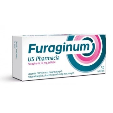 Furaginum us pharmacia 50mg x 30 tabletek