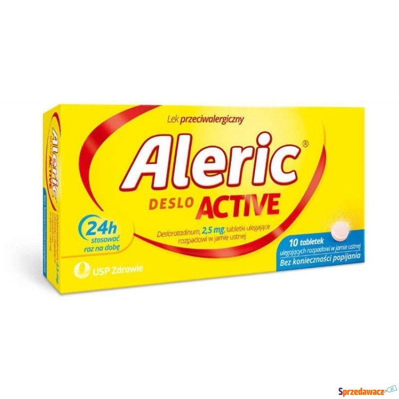 Aleric deslo active 2,5mg x 10 tabletek - Leki bez recepty - Kiełpino