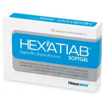 Hexatiab x 10 kapsułek dopochwowych
