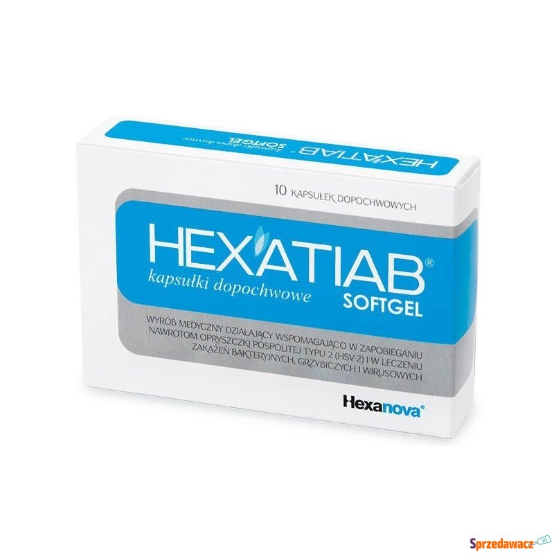 Hexatiab x 10 kapsułek dopochwowych - Witaminy i suplementy - Legionowo